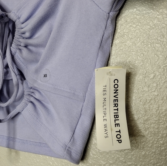 NWT Aéropostale Ties Multiple Ways Convertible Crop Top - Picture 5 of 9